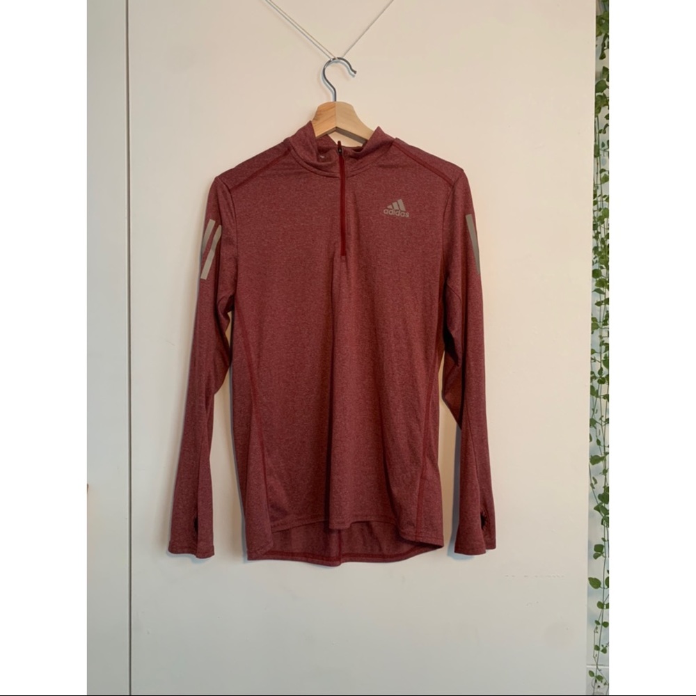 Adidas Running Quarter Zip Lightweight Breathable